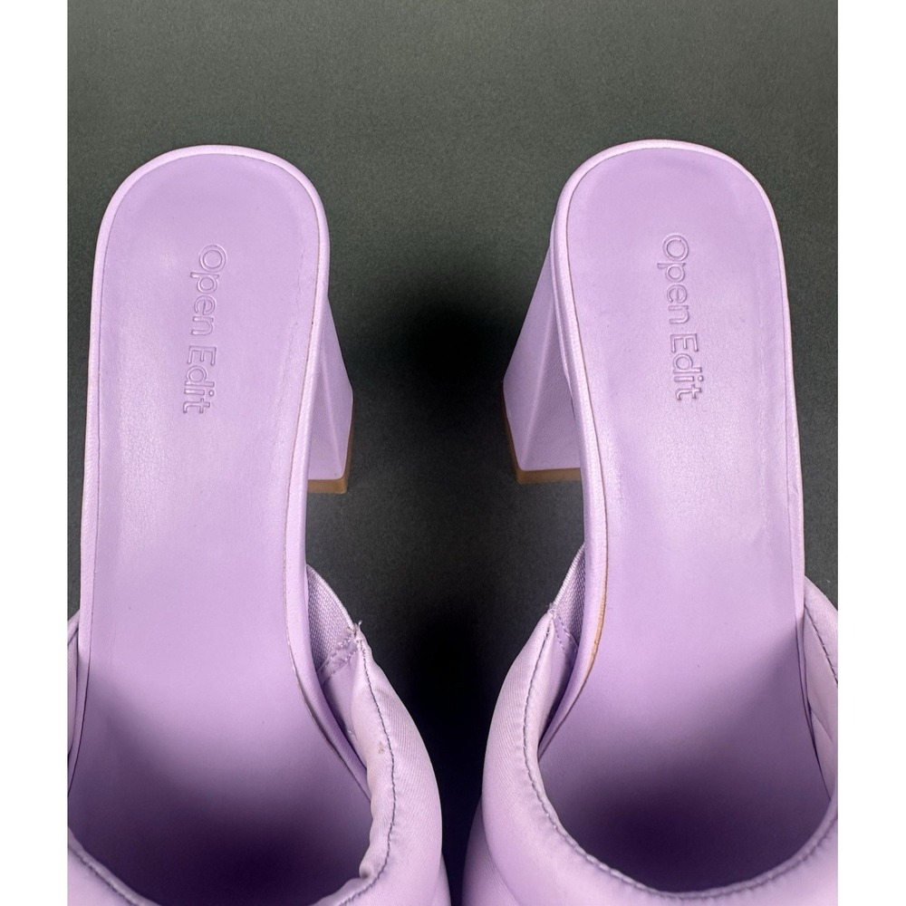 Open Edit Women's Sheena Sandals Purple Size 9 - Picture 5 of 11